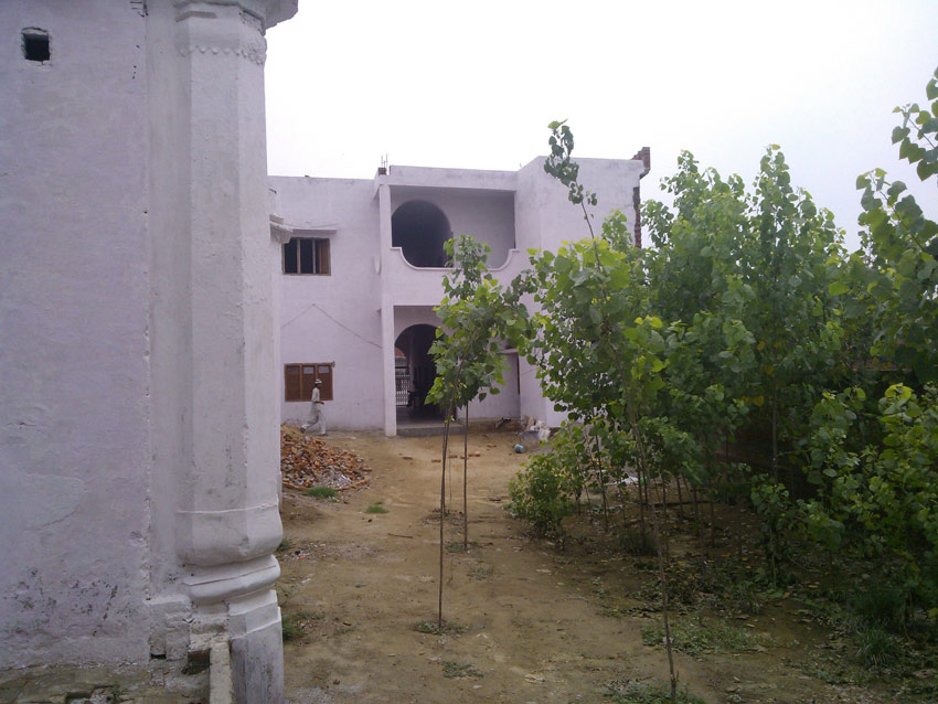 Madrasa building and courtyard