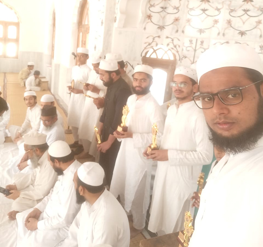 Group gathered at the institution