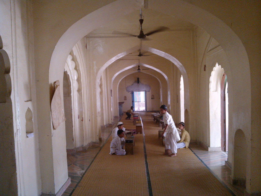 View across the madrasa grounds